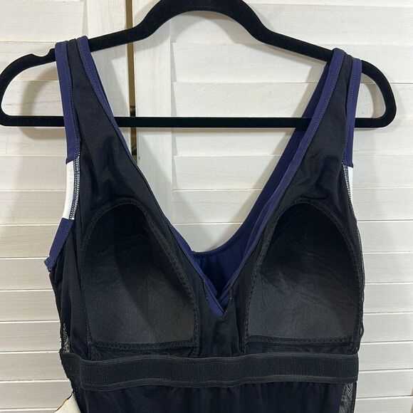 Robby Len Swimdress Size 20W Navy Blue & White EUC - Picture 10 of 15